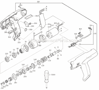 Page A Diagram and Parts List for ASM9-6-2ST 71121100980 Fein Electric Drill