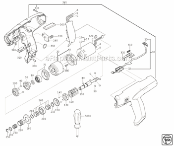 Part Location Diagram of 30109183025 Fein Planet Gear Assembly