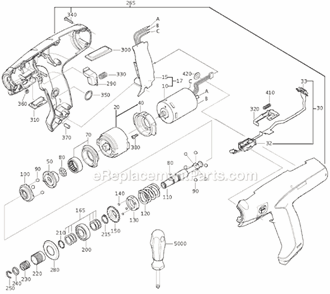Page A Diagram and Parts List for ASM9-9 71120300983 Fein Electric Drill
