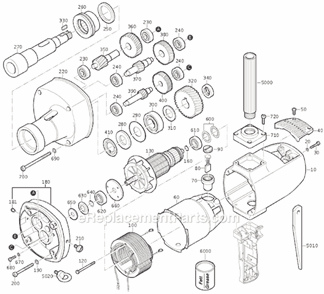 Part Location Diagram of 43033012056 Fein Fillister Head Screw