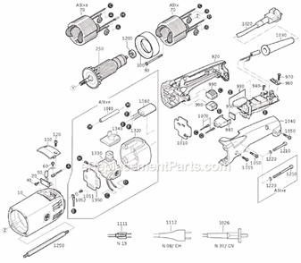 Part Location Diagram of 43070038007 Fein Screw