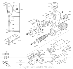 Part Location Diagram of 41708013003 Fein Ball
