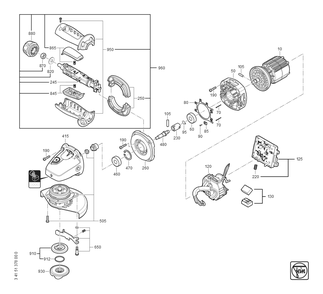 Part Location Diagram of 30762664990 Fein Electronics