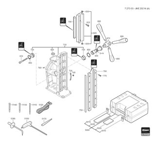 Part Location Diagram of 63134998305 Fein Pin, Pilot, Universal 80Mm Small