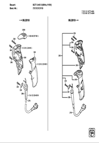 Figure 1 Diagram and Parts List for 72131313110  Fein Electric Drill