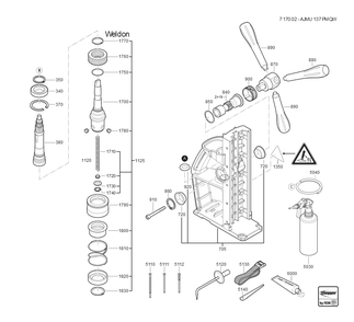 Part Location Diagram of 42015069000 Fein Nut