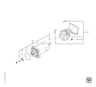  Diagram and Parts List for AMM500PLUSAS 71293800940 Fein Multi-Tool