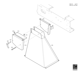  Diagram and Parts List for GX752H2V 79012200233 Fein Belt or Drum Sander