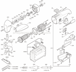Part Location Diagram of 43070026006 Fein Screw