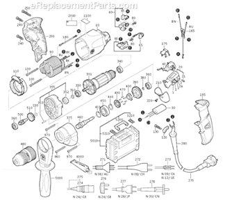 Part Location Diagram of 31201136020 Fein Handle UT