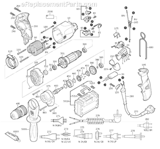 Part Location Diagram of 63205036010 Fein Quick-action chucks