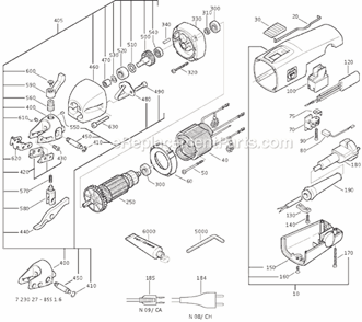 Part Location Diagram of 43045028046 Fein Pin Screw