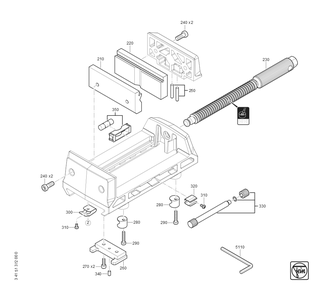  Diagram and Parts List for FEINVICE 90701003000 Fein Miscellaneous