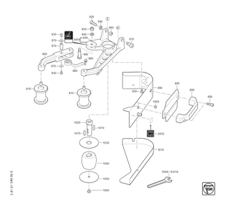  Diagram and Parts List for RS17-70E 72227509110 Fein Angle Grinder