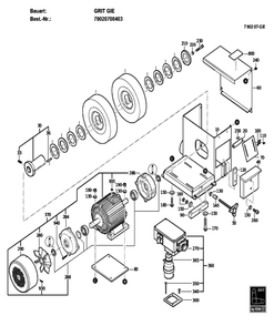 Figure 0 Diagram and Parts List for 79020700403  Fein Grinder