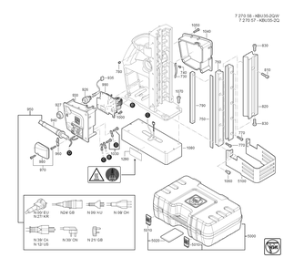 Part Location Diagram of 32172041020 Fein Magnetic foot