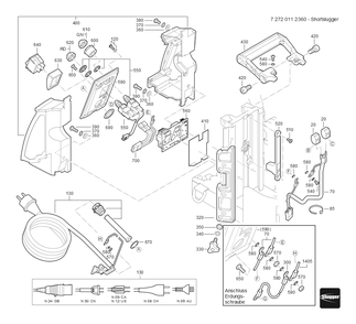 Part Location Diagram of 30798550098 Fein PCB, KBB30, REED, 120V ROHS