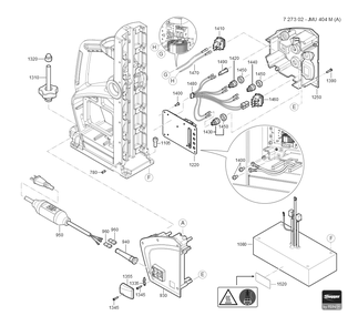  Diagram and Parts List for JMU404M 72730209110 Fein Mortiser