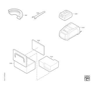 Part Location Diagram of 33904665000 Fein EPP insert