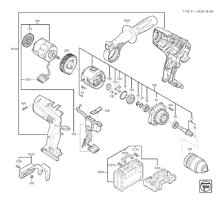 Part Location Diagram of 32119152010 Fein Handle