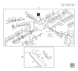  Diagram and Parts List for RSGEX1500A 73601461090 Fein Mill