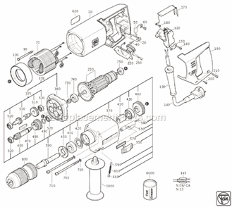 Part Location Diagram of 53213004116 Fein Armature