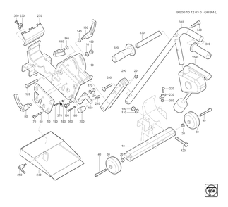 Part Location Diagram of 39000005678 Fein Hex Socket Head Cap Screw Din912 M4X16