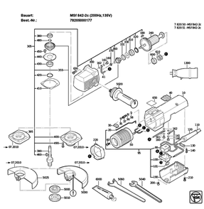 Part Location Diagram of 31206091045 Fein Gearbox Housing