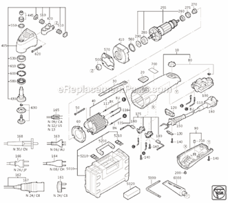 Part Location Diagram of 33901118200 Fein Tool Case - Fsc