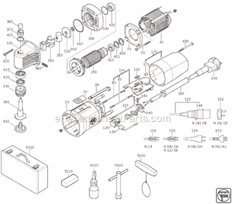 Part Location Diagram of 1607970015 Bosch Tool SET GAUGE