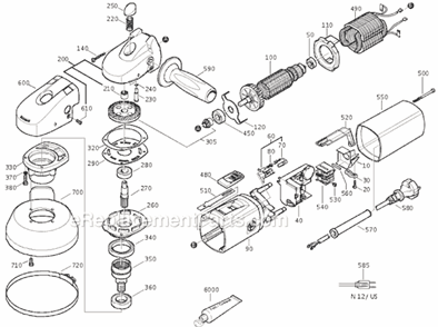 Part Location Diagram of 43064002043 Fein Fillister Head Screw