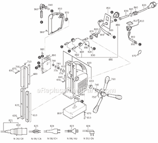 Part Location Diagram of 31408086007 Fein Plate