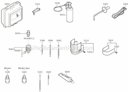 Part Location Diagram of 63134998310 Fein Centering Pin