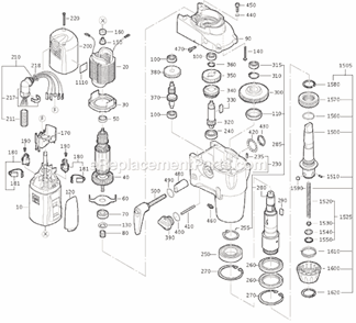 Part Location Diagram of 33401090001 Fein Drill Shaft