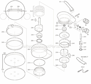 Part Location Diagram of 31322499000 Fein Valve Plunger