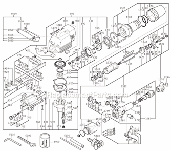 Page A Diagram and Parts List for MOT6-18-2 75340700004 Fein Jig Saw