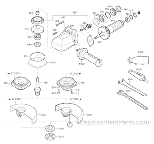 Part Location Diagram of 40611007008 Fein Sealing ring