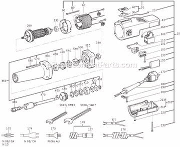 Part Location Diagram of 63207059006 Fein Collet