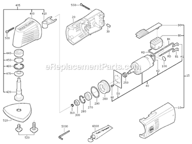Part Location Diagram of 43033087065 Fein Screw Set