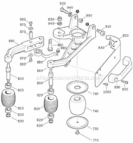 Page B Diagram and Parts List for RS12-70E 72211351035 Fein Sander Polisher