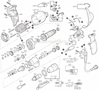 Part Location Diagram of 30901362001 Fein Pressure Spring