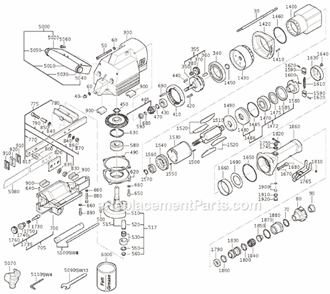 Page A Diagram and Parts List for STS325R 75340800000 Fein Jig Saw