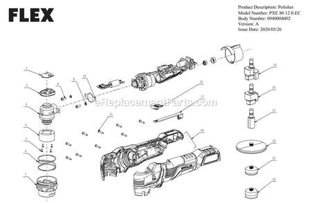 Part Location Diagram of 5610005001 Skil Tapping Screw