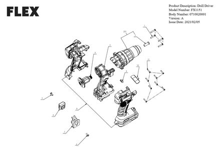 Part Location Diagram of 5610241002 Skil Screw