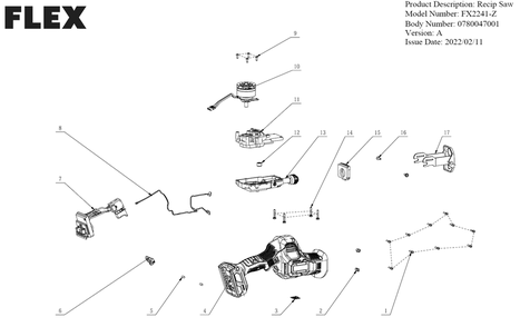 Part Location Diagram of 3123928002 Skil Rubber Pole
