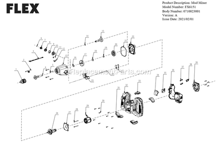 Part Location Diagram of 3660590001 Flex Torsion Spring