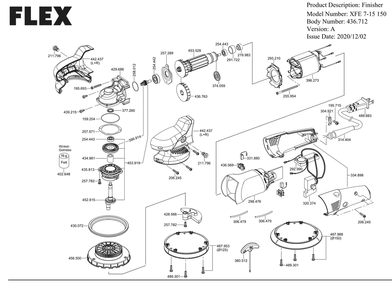 Part Location Diagram of 453528 Skil ARMATURE