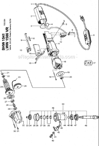 Part Location Diagram of 251648 Flex Sealing Ring