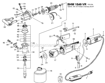 Part Location Diagram of 280291 Flex Carbon Brush (Sold Individually)