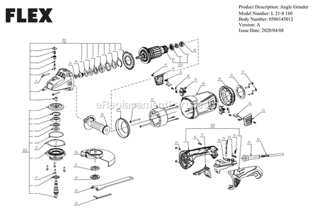Part Location Diagram of 3320419009 Skil Handle